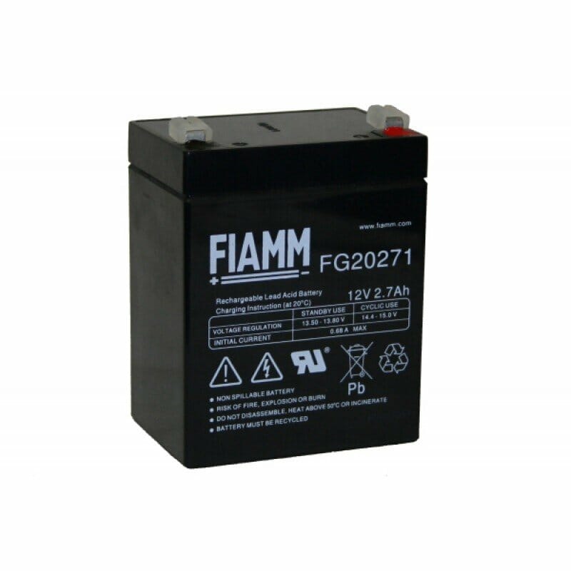 03009012 Fiamm battery 12 V 2.7 Ah