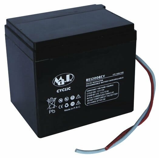 03009022 Battery 12 V 8 Ah with cables