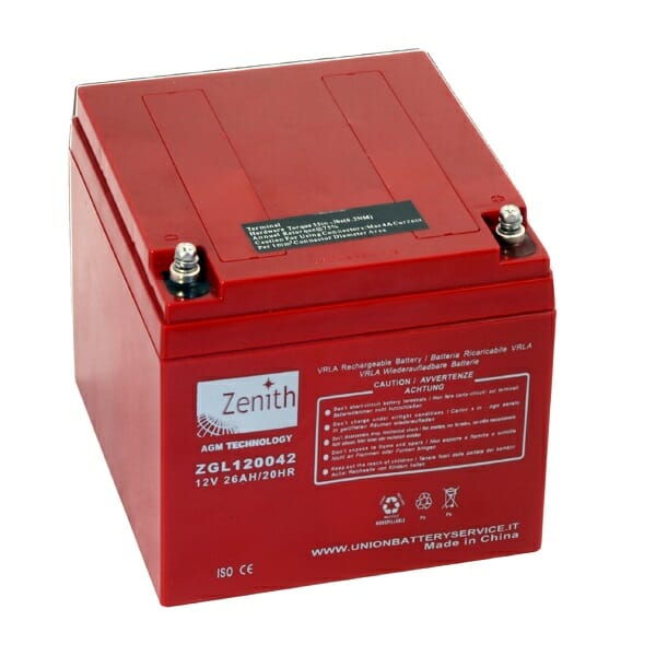 03009033 Zenith 12V wheelchair battery