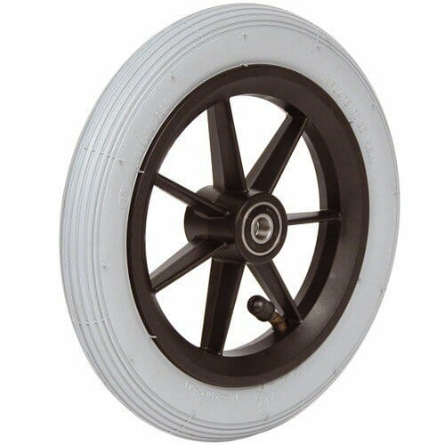 06033007 8" x 1¾ pneumatic wheel grey