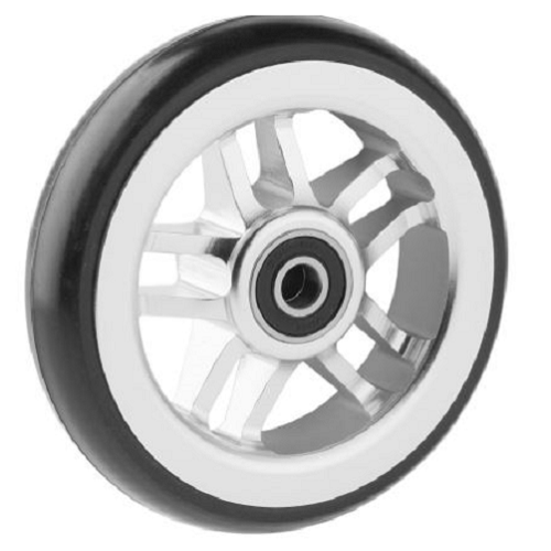 06069019 Wheel 4' aluminum rim black tire