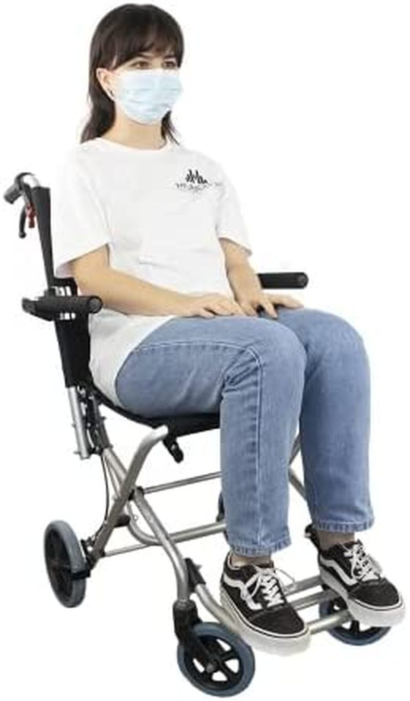 , Transit Wheelchair, Neptuno, Aluminum, Folding, Brake on Handles