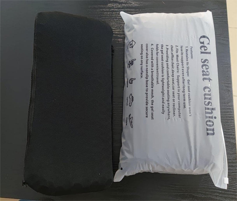 Chair Cushion, Gel Cushion, Cool and Breathable, To Relieve Hip Fatigue for Home and Office