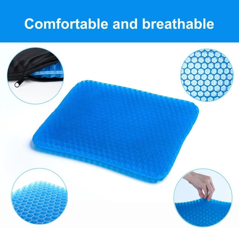 Multifunctional Gel Cushion, Cool and Breathable, Elastic Seat Support Cushion, Relieve Hip Fatigue