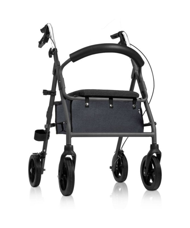 Durable Aluminum Walker with Seat and Brake Lever 4200XL