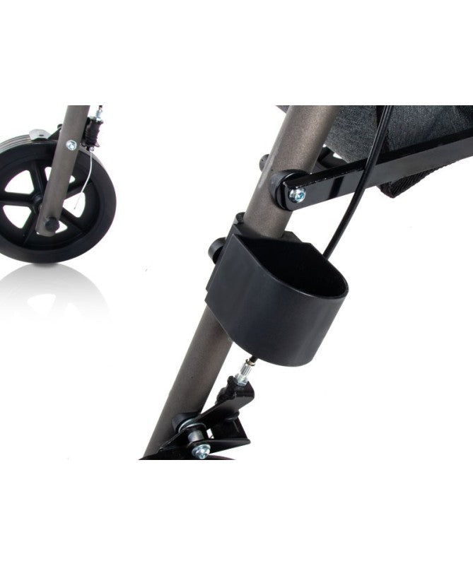 Durable Aluminum Walker with Seat and Brake Lever 4200XL