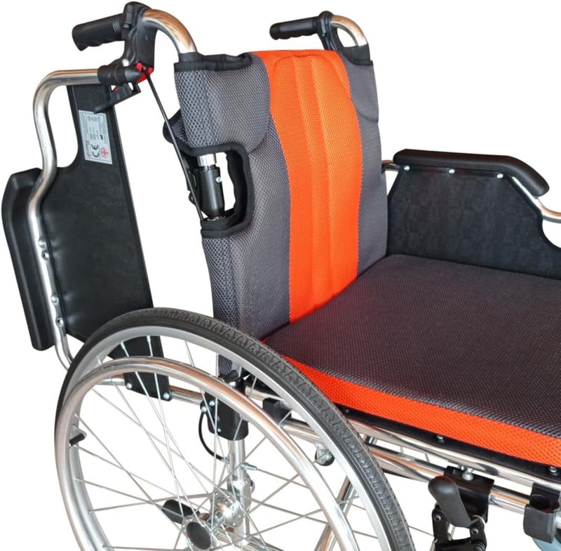 KEROS Wheelchair Lightweight Self-Propelled Folding Aluminum Wheelchair