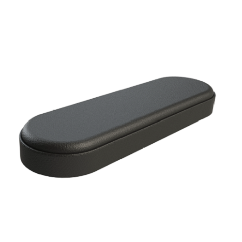 Black polyurethane armrest wooden base 07069003