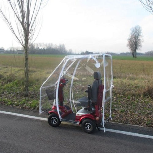 Electric scooter hoods for the elderly and disabled