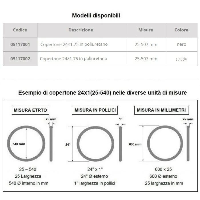 Wheelchair tire 24x1.75