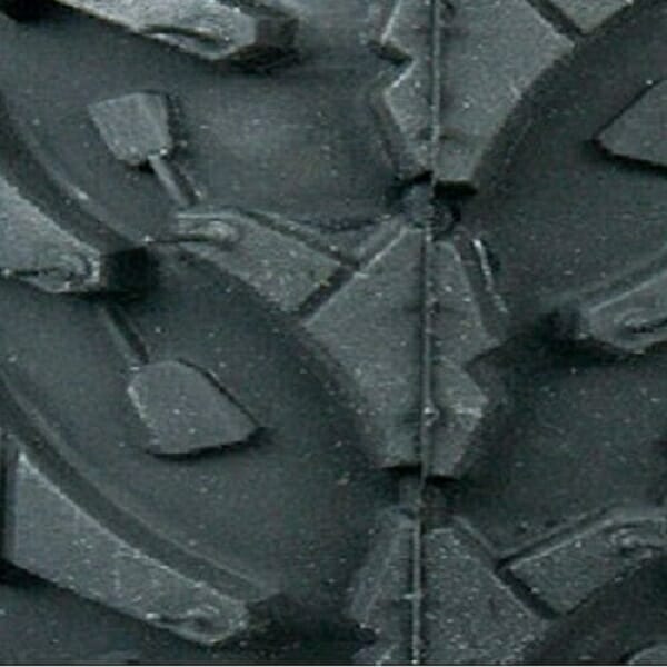 Black knobby tire for wheelchairs