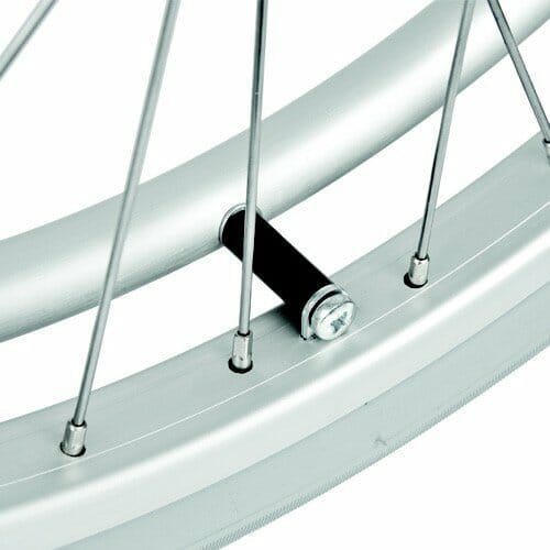 Handrail for wheelchair wheels in plastic