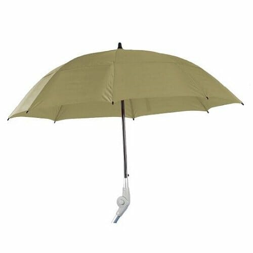 Umbrella with stroller holders