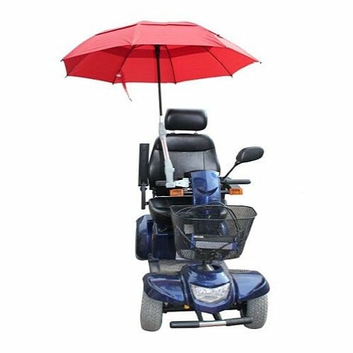 Umbrella with stroller holders