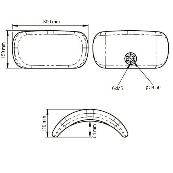 RIPC APERTA Wheelchair Headrest Allmobility