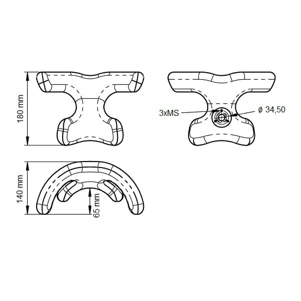 RIPX8 Allmobility Wheelchair Headrest