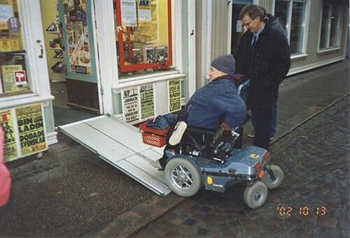 Easyfold Allmobility telescopic ramp