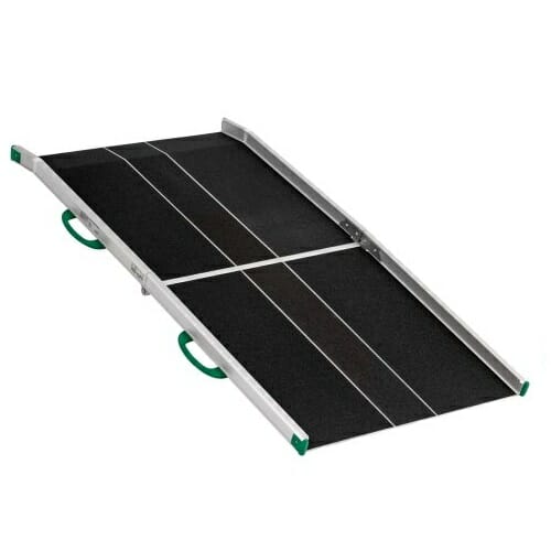 Wide folding ramp