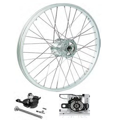 Rear wheel 12" drum brake