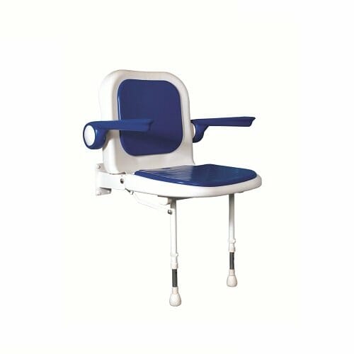 Wall seat with backrest Series 4000 Allmobility B 04130P