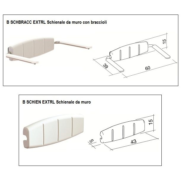 Soft folding seat B SEDRIBAL Allmobility