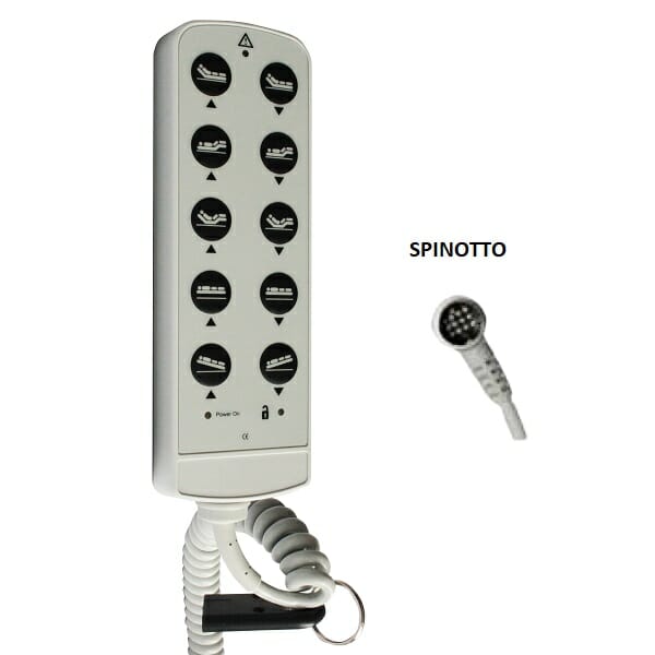 Telecomando per letto 10 tasti 02043003