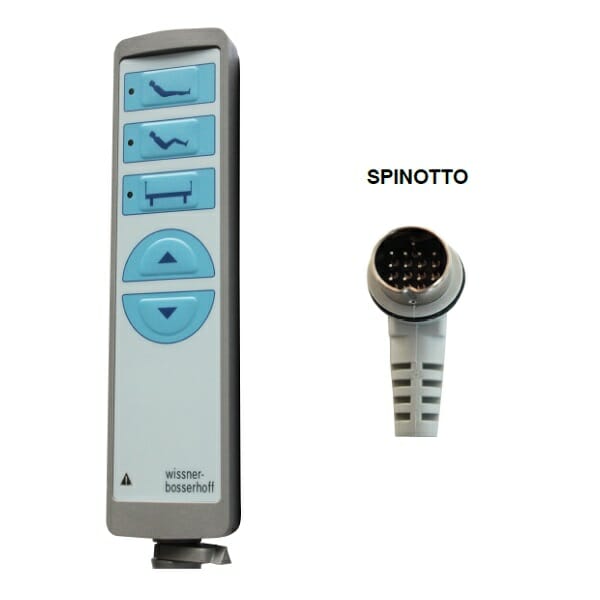 Telecomando per letto 5 tasti 02167002