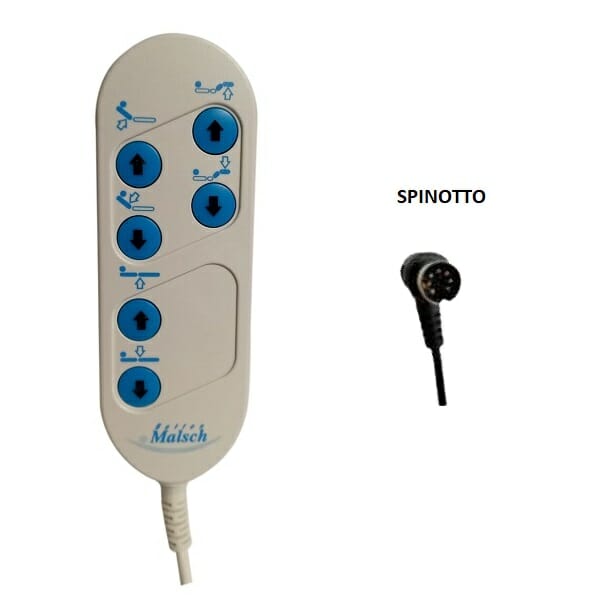 6-button bed remote control 02167009