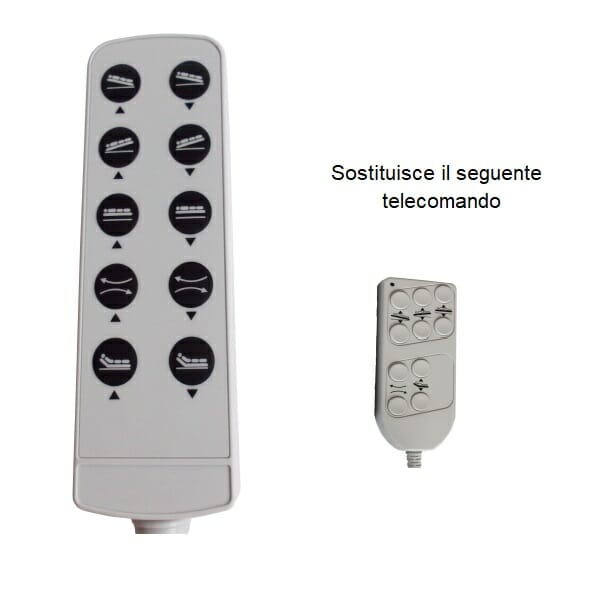 Telecomando per letto a 10 tasti 02146001