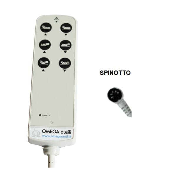 6-button bed remote control 02146009