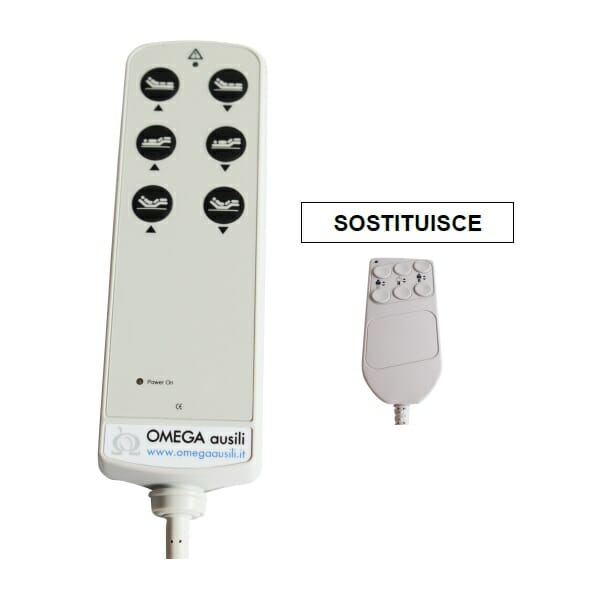 6-button bed remote control 02146009