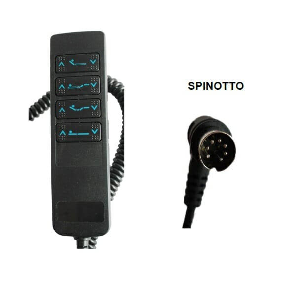 Telecomando per letto a 8 tasti 02043010