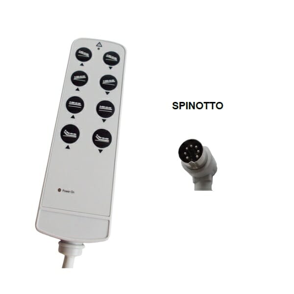 8-button bed remote control 02146003