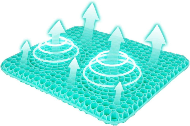 Cuscino Multifunzionale in Gel, Fresco E Traspirante, Cuscino Elastico per Il Sostegno Del Sedile, per Alleviare L'Affaticamento Dell'Anca