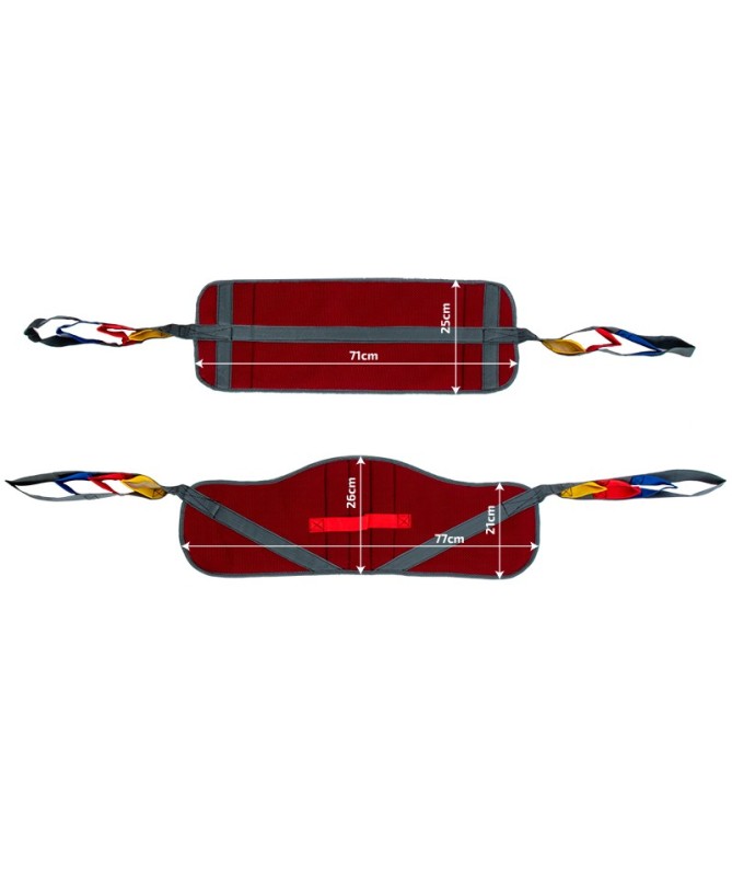 2-piece harness for patient lift