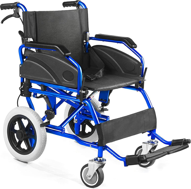 Super-Lightweight Aluminum Transit Folding Wheelchair