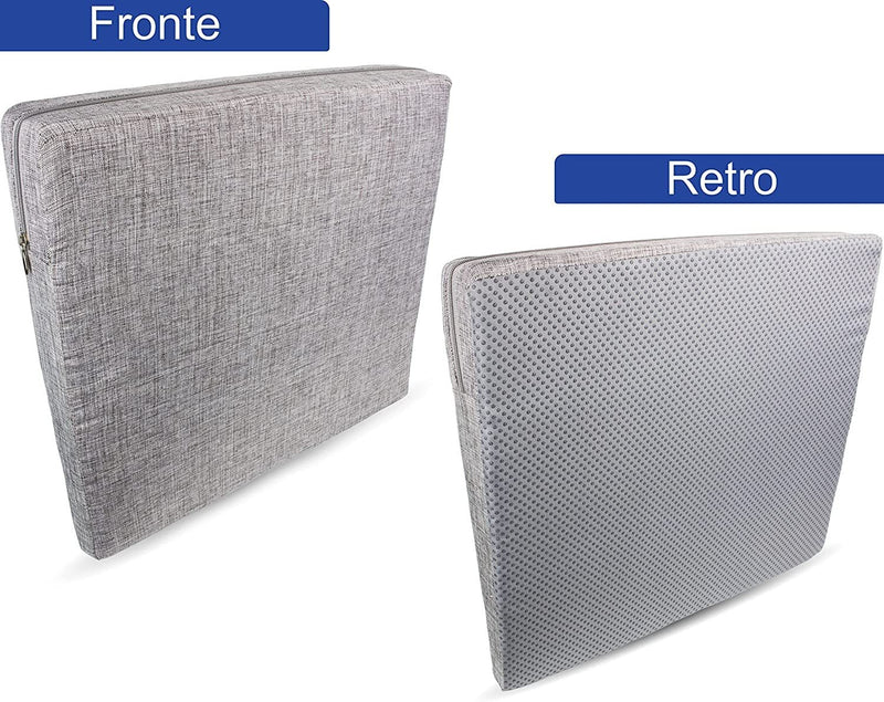 Comfortable Wedge Cushion - Office Chair Cushion with Non-Slip Cover and Carry Bag - Office Chair Cushion, Car Seat Cushion, Office Chair Cushion