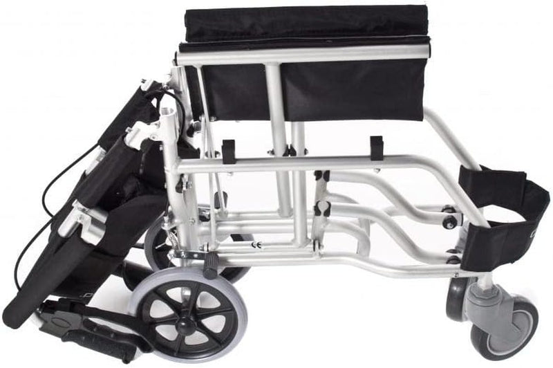 Aluminum Travel Wheelchair, Transit Wheelchair, Transfer Wheelchair, Seat 36cm