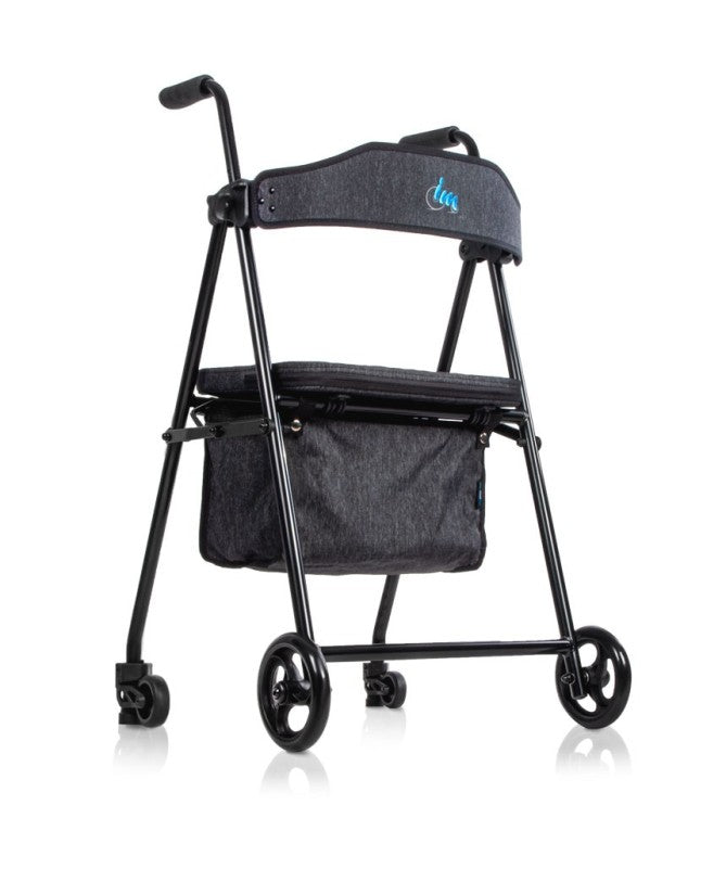 Elite Lite Indoor Folding Steel Walker with Seat