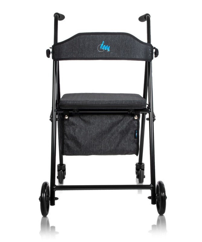 Elite Lite Indoor Folding Steel Walker with Seat