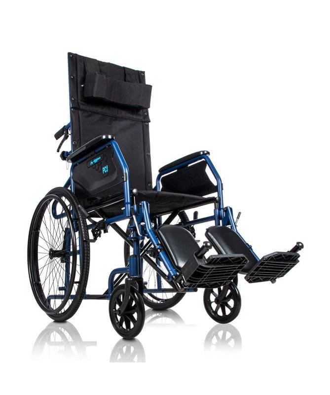 Folding Steel Wheelchair with Reclining Backrest PC-15/151