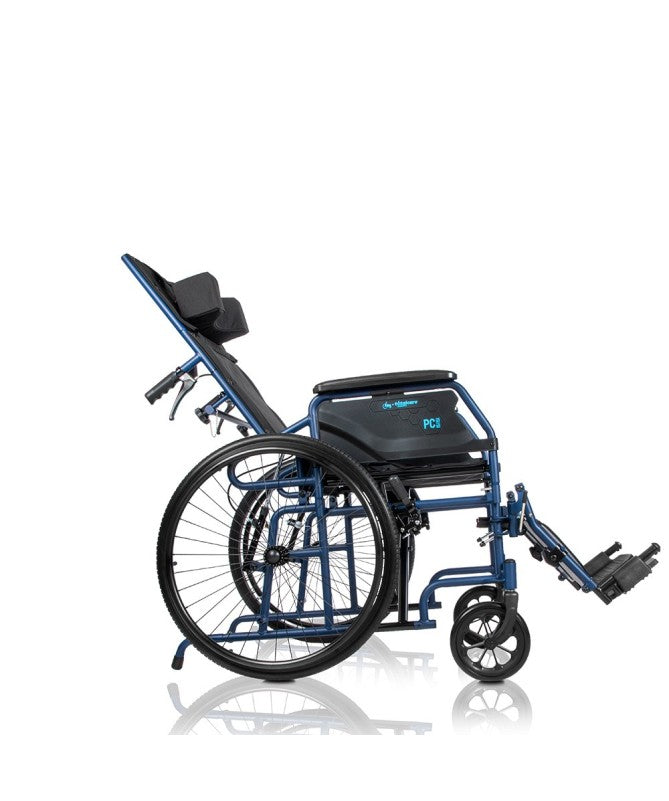 Folding Steel Wheelchair with Reclining Backrest PC-15/151